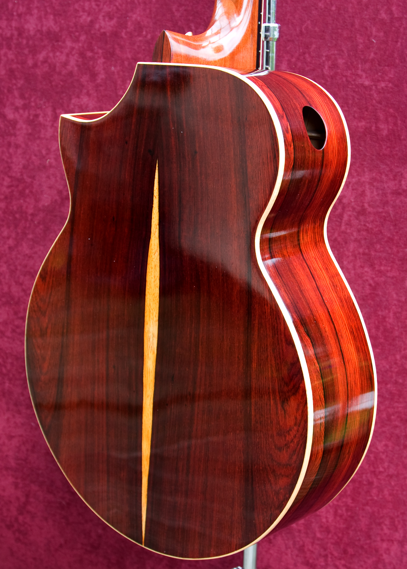 Cocobolo SFG with cut away and side port