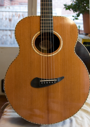 Redwood guitar top
